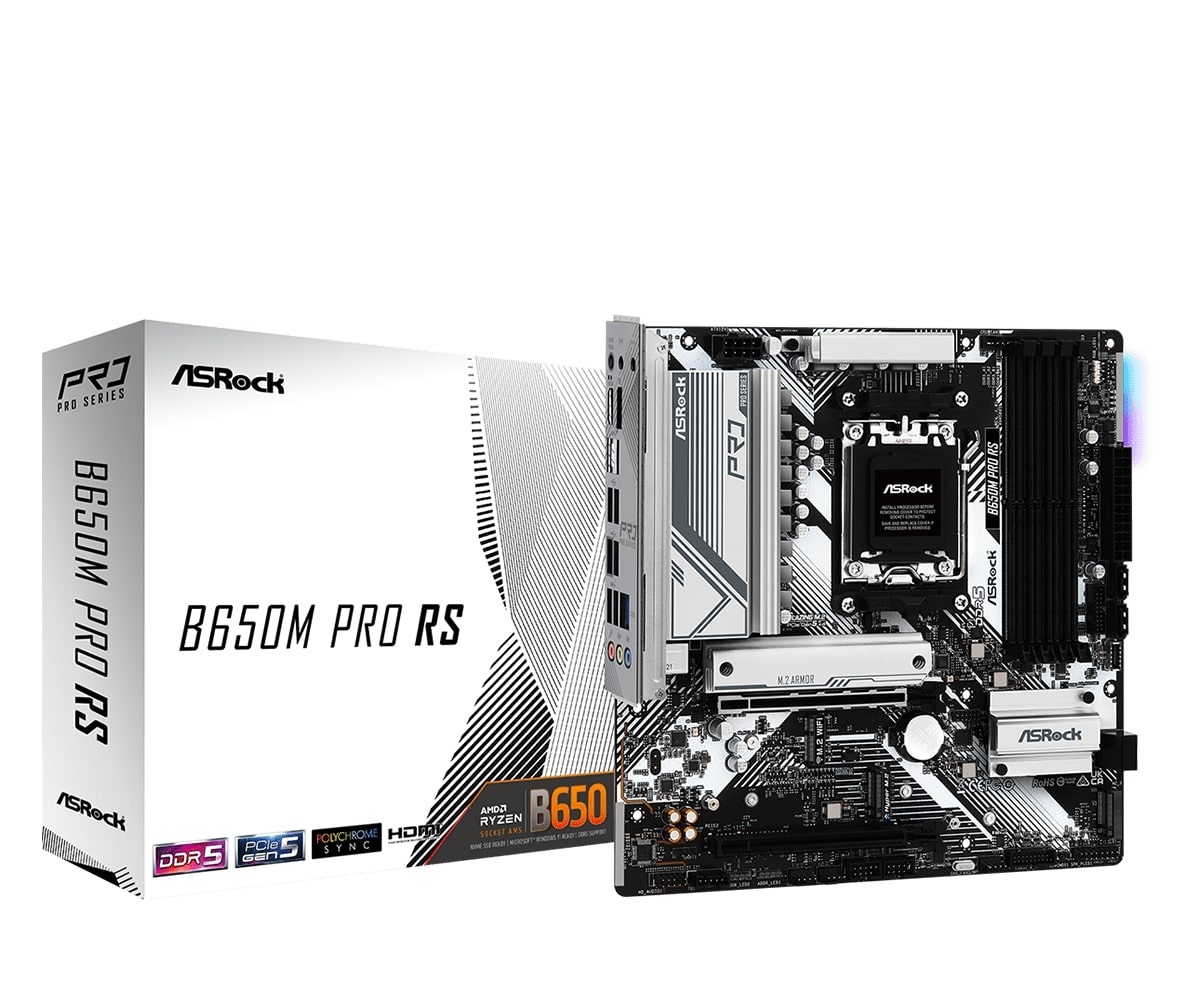 Материнська плата ASRock B650M PRO RS Socket AM5